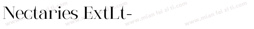 Nectaries ExtLt字体转换